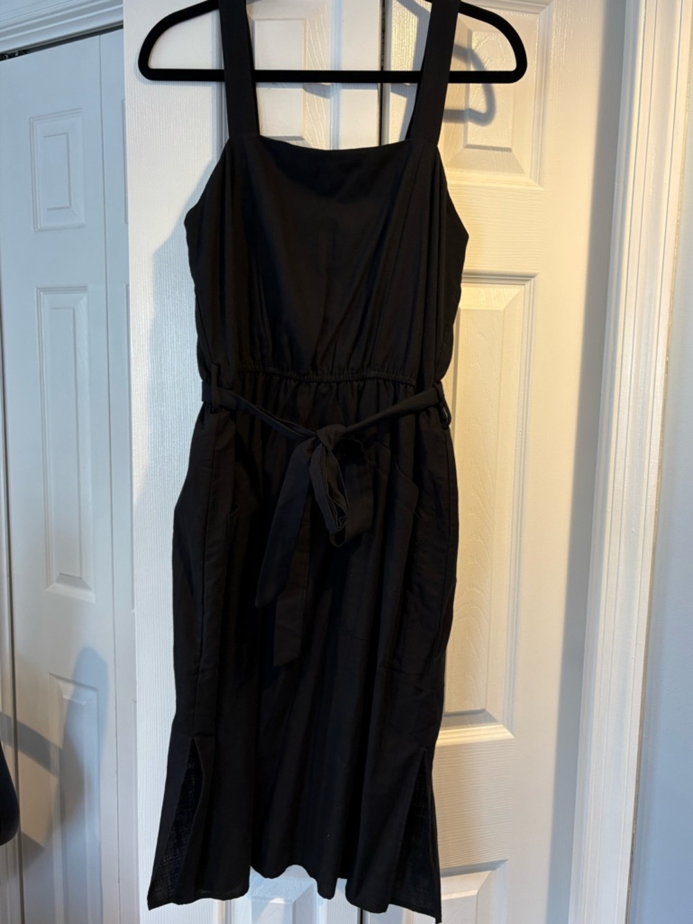 Tags on! Black Midi Sundress